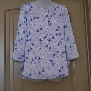 Talbots chiffon top